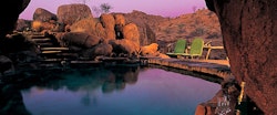 Pool area at Mowani Mountain Camp