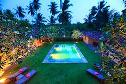 Evening Pool View, The Last House, South Coast Beaches, Tangalle, Sri Lanka