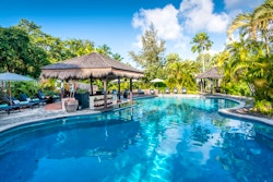 Poolside at East Winds St Lucia