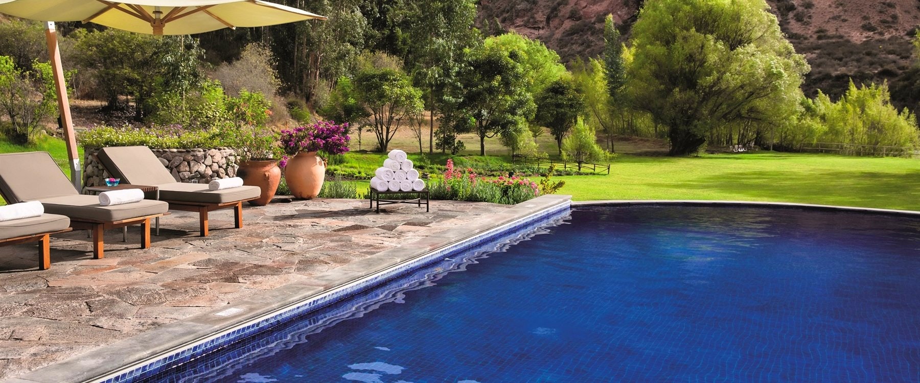 Swimming pool, Rio Sagrado, A Belmond Hotel, Sacred Valley