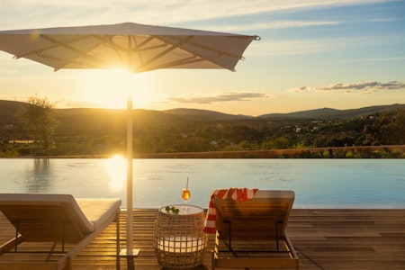 Loungers by the Pool