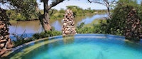 Pool area at &Beyond Grumeti Serengeti Tented Camp