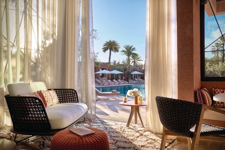 Pool Pavilion at Royal Mansour Marrakech, Morocco