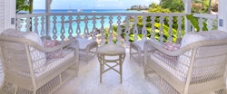 Ocean Front Suite Terrace at Cobblers Cove, Barbados, Caribbean