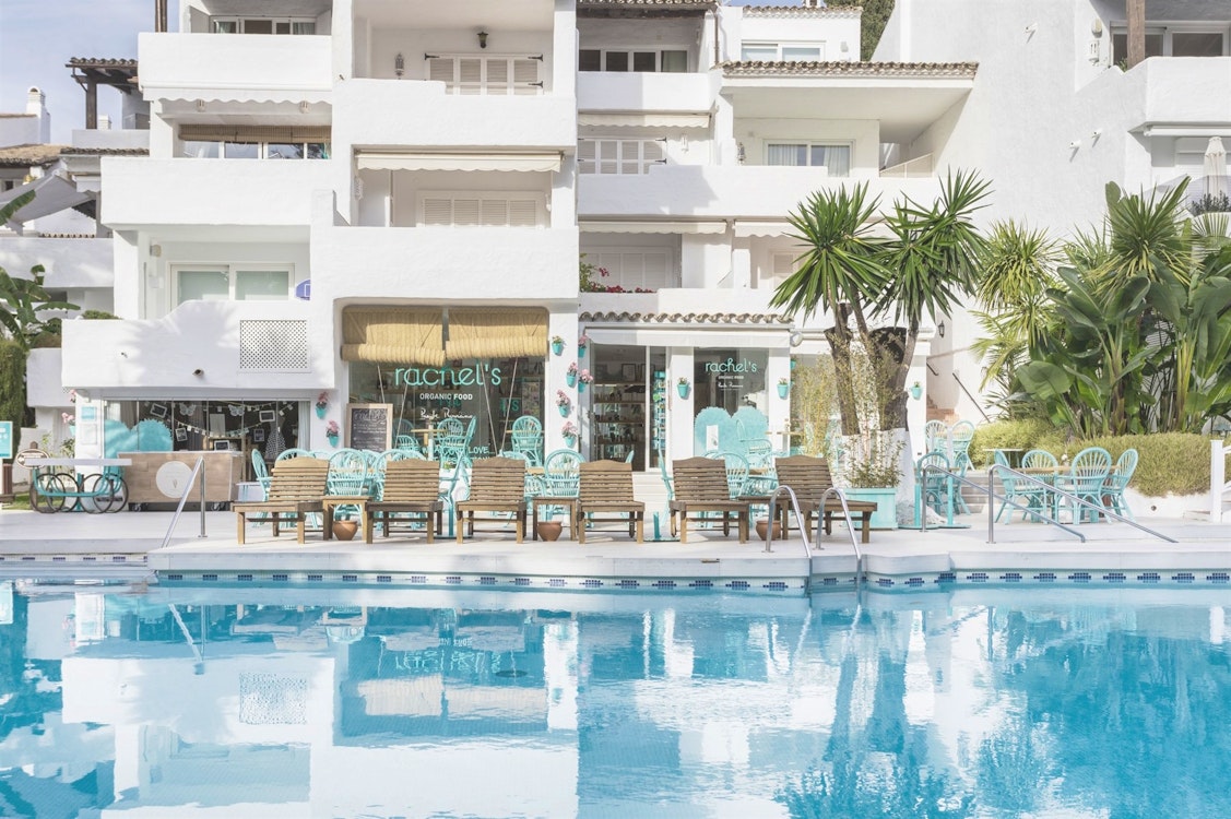 Pool at Puente Romano Beach Resort and Spa Marbella, Spain