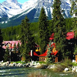 Exterior View and River at Post Hotel & Spa, Alberta