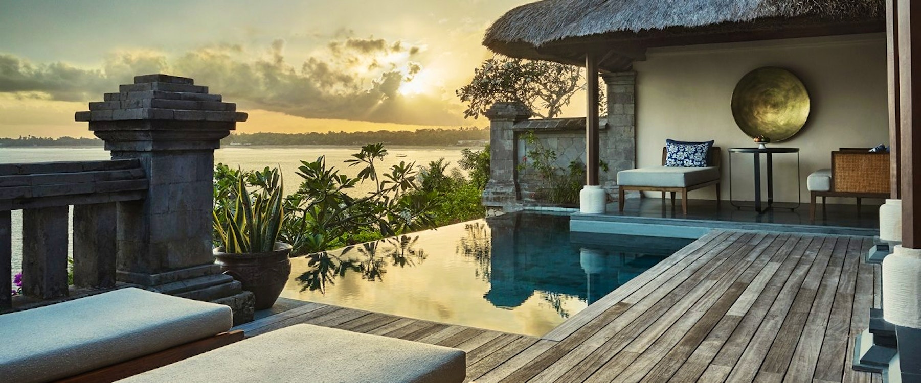 Premier villa pool deck at Four Seasons Resort Bali at Jimbaran Bay