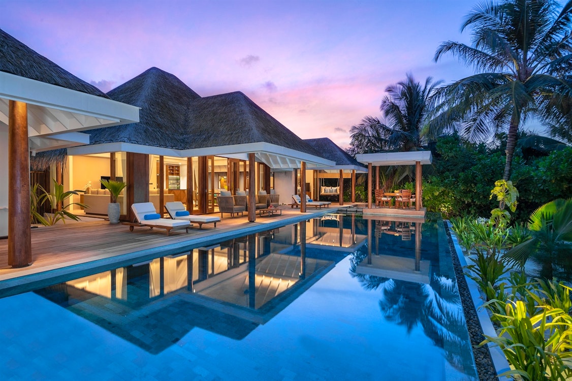 four bedroom beach pool residence