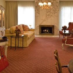 Presidential bedroom downstairs area at Little America Hotel (Flagstaff)
