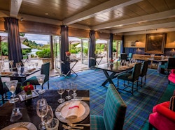 restaurant at huka lodge taupo new zealand