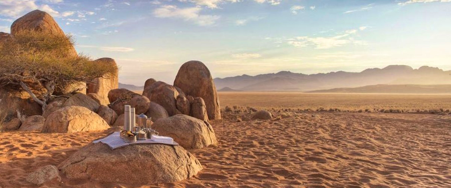 Private picnic at &Beyond Sossusvlei Desert Lodge