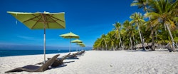 Beachfront area at South Palms Resort, Bohol, Philippenes