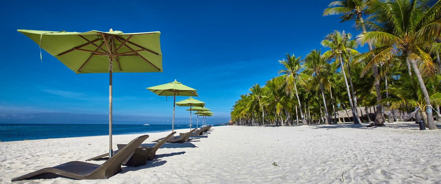 Beachfront area at South Palms Resort, Bohol, Philippenes