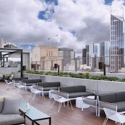 Rooftop bar, QT Melbourne