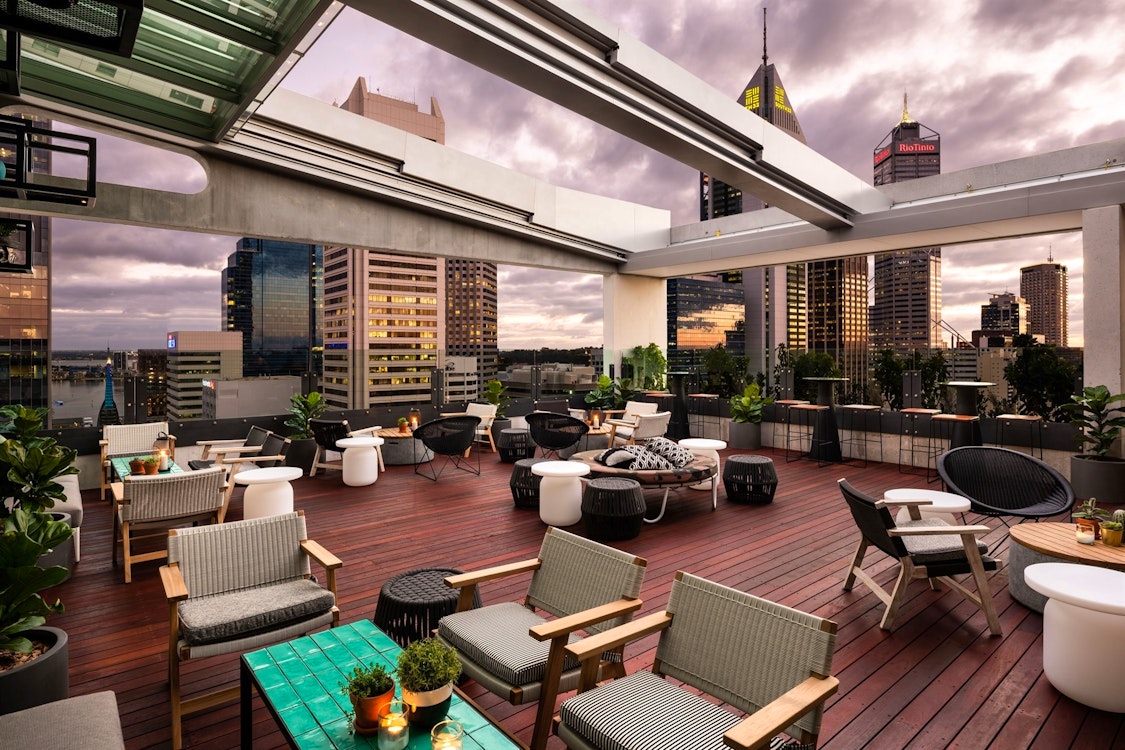 QT Perth Rooftop Terrace