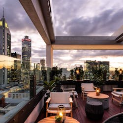 QT Perth Rooftop View
