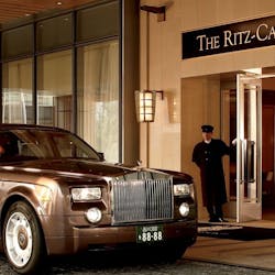 Entrance to The Ritz-Carlton Tokyo, Japan