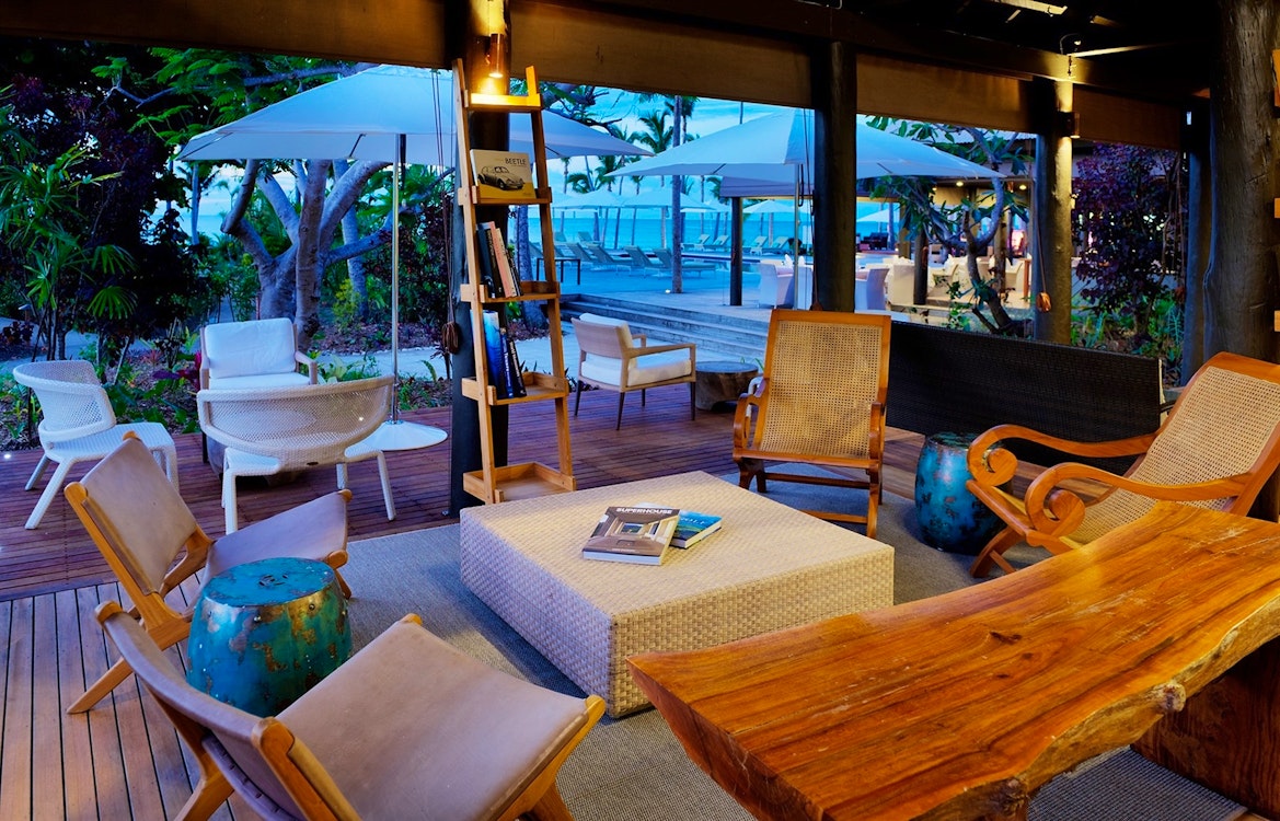 Reception Area at VOMO Island Resort, Fiji