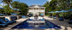 Pool Area in the spa at Rendezvous, St Lucia