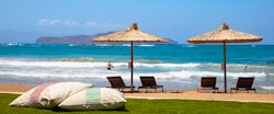 Resort Beach at Domes Noruz, Chania, Greece