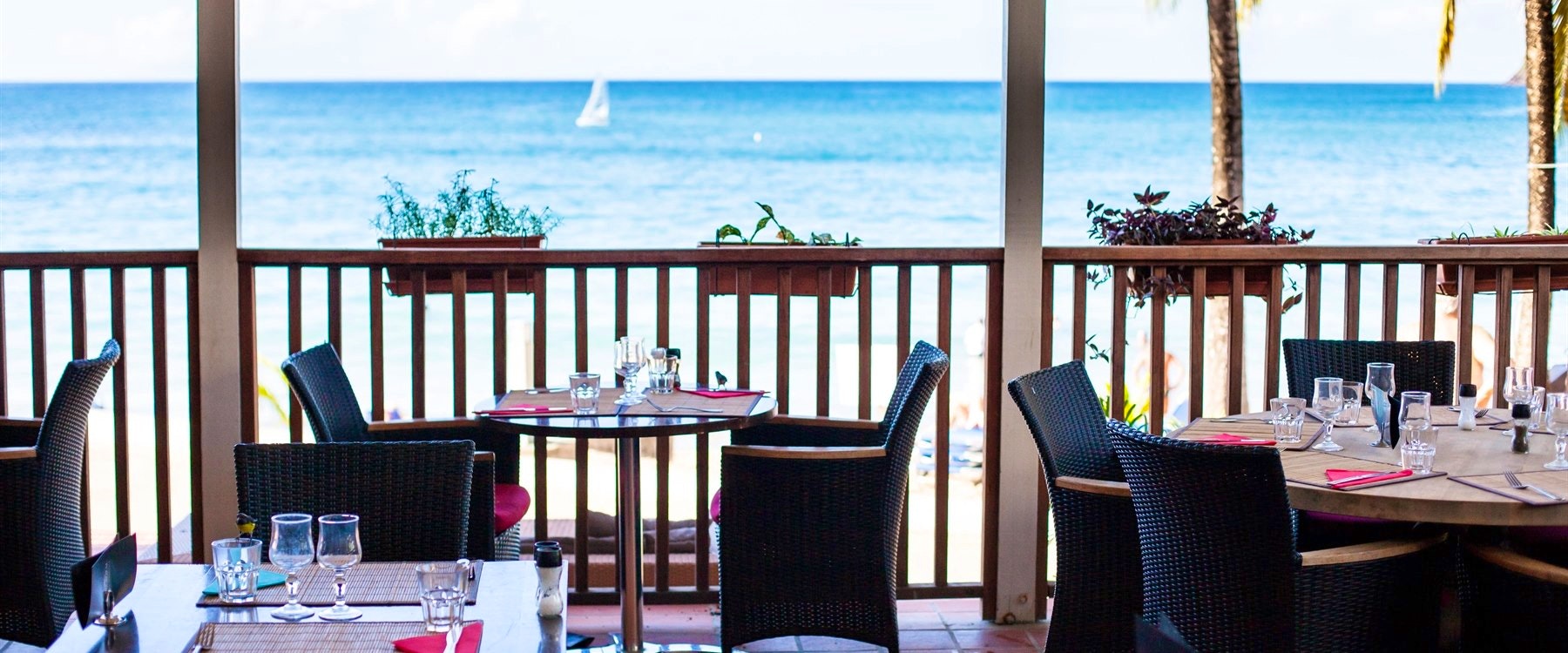 Restaurant at Langley Resort Fort Royal, Guadeloupe