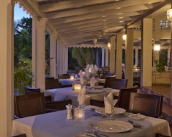 Traditional Plantation Style Restaurant at Curtain Bluff, Antigua
