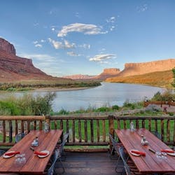 Restaurant Deck at Red Cliffs Lodge