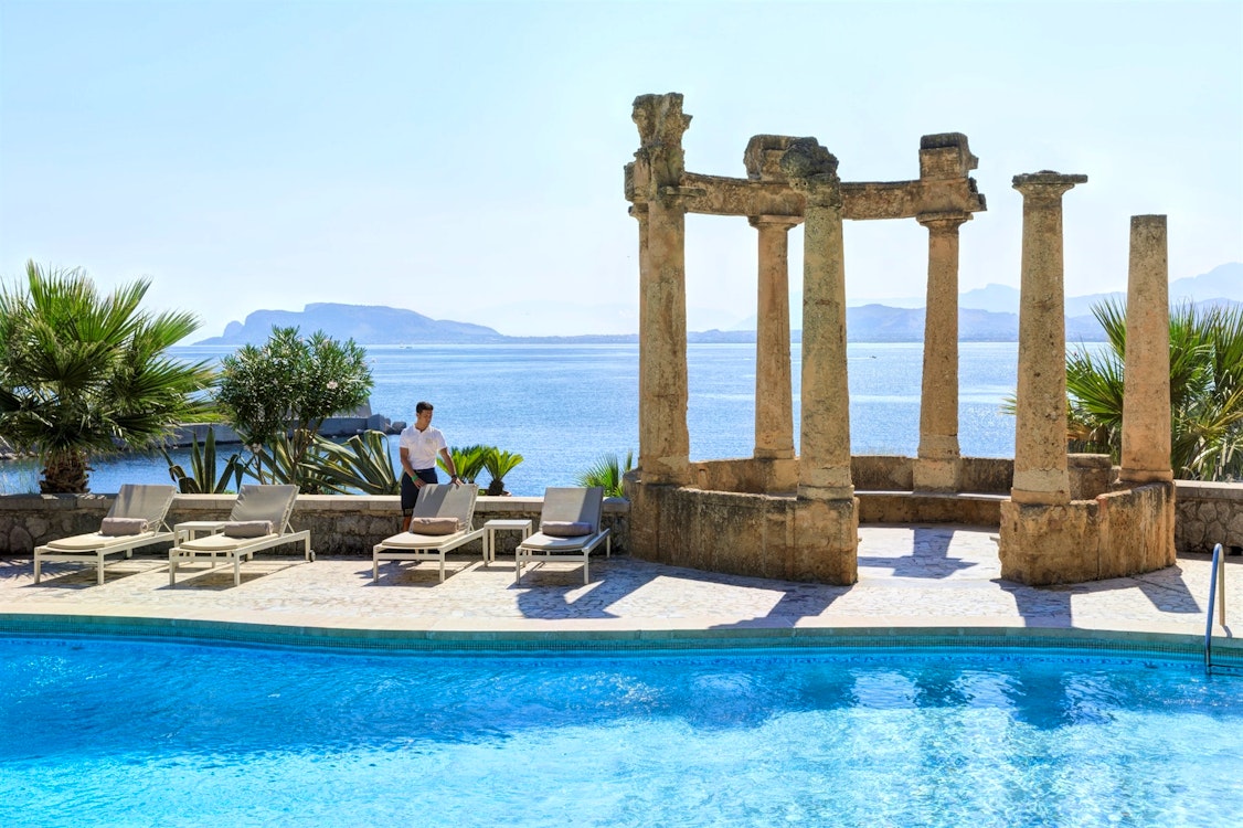 Swimming pool, Villa Igiea, A Rocco Forte Hotel, Sicily