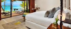 Beach Villa Bedroom at Shangri-La’s Le Touessrok Resort & Spa