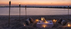 Romantic Setup By The Beach at Zaya Nurai Island