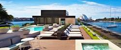 rooftop pool at park hyatt sydney