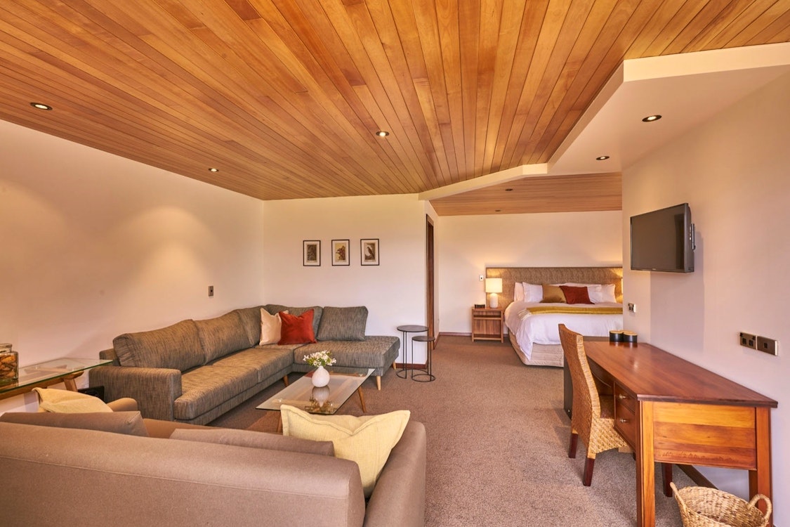 Interior of room at Cabot Lodge, Queenstown, South Island, New Zealand