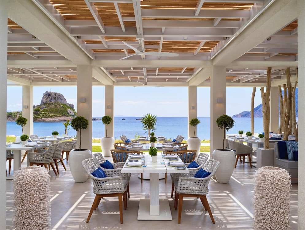 Ouzo Restaurant at Ikos Aria, Kos, Greece