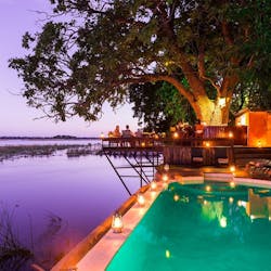 Infinity Pool at Royal Zambezi Lodge, Zambia