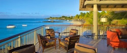 Outdoor dining at Royal Palm Beachcomber Luxury, Mauritius