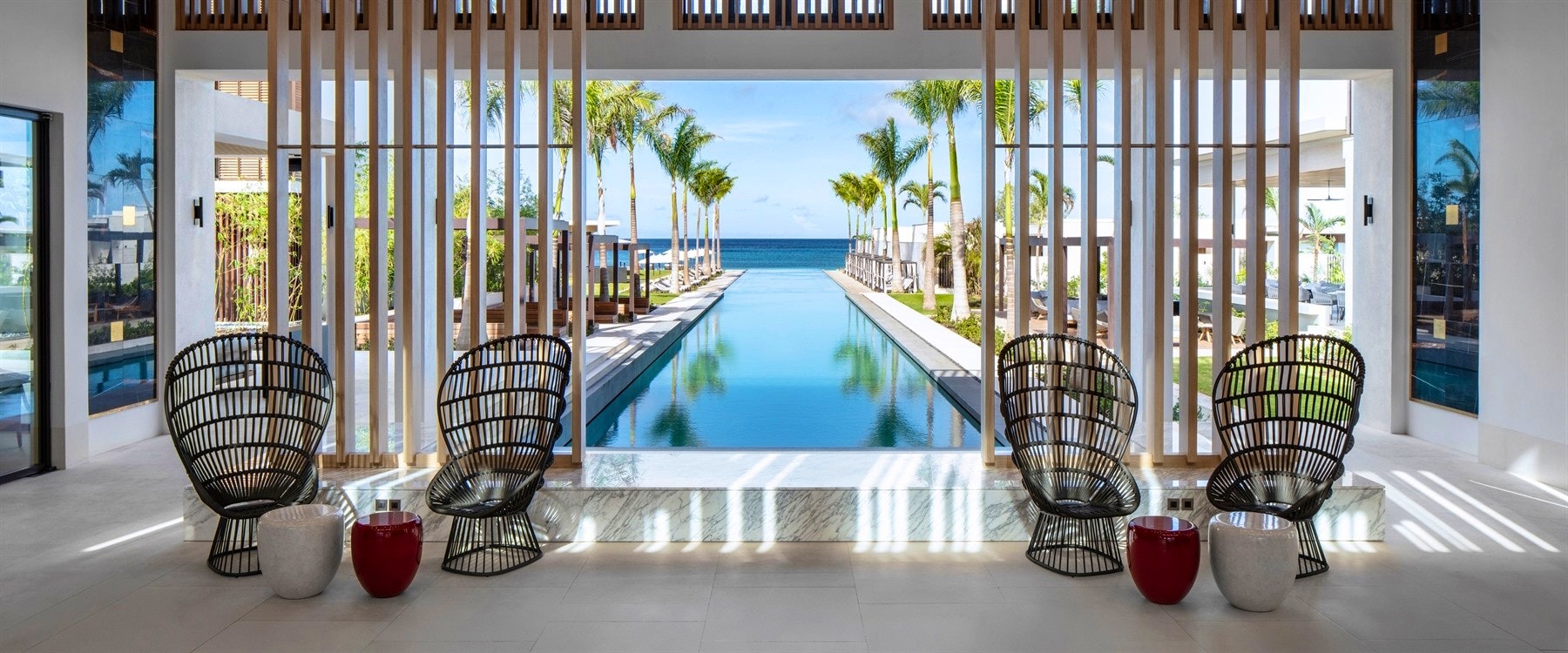 Lobby at Silversands, Grenada, Caribbean 