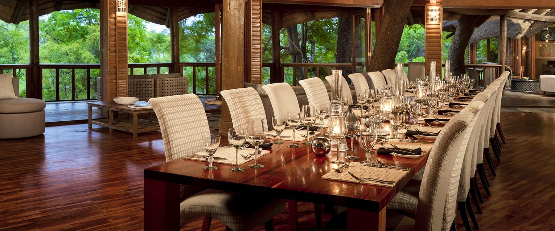 Lodge Dining at Ulusaba Private Game Reserve Sabi Sand Game Reserve
