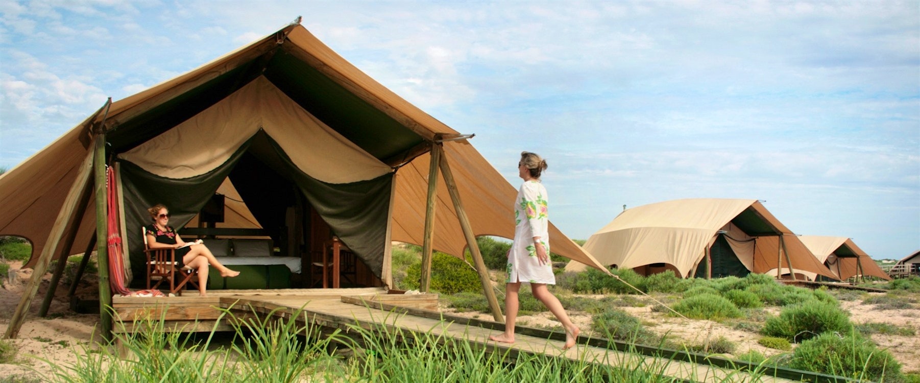 Luxury Tents at Sal Salis Ningaloo Reef, Western Australia 