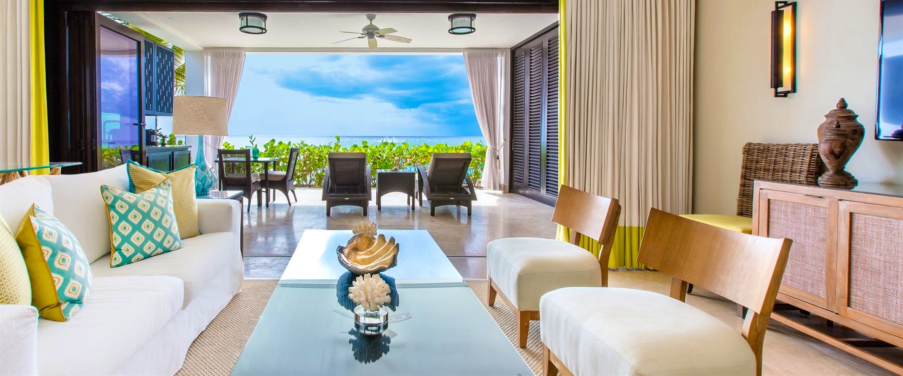 Sand Dollar Beach House Suite Living Room at The Sandpiper, Barbados