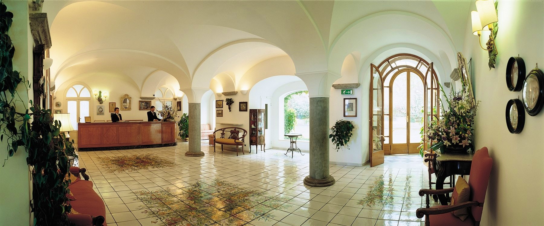 Lobby at Hotel Santa Caterina, Amalfi Coast, Italy