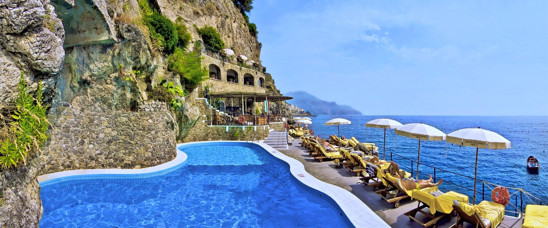 Pool at Hotel Santa Caterina, Amalfi Coast, Italy