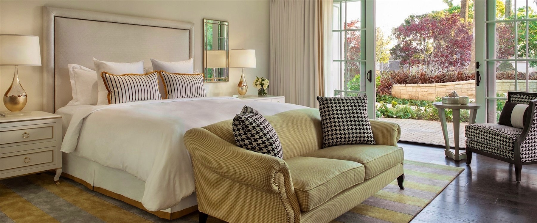 Suite Bedroom at Rosewood Miramar Beach Montecito Santa Barbara 