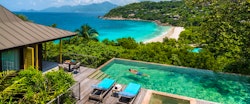 Ocean View Suite Infinity Pool at Four Seasons Resort Seychelles