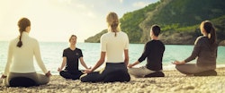 Meditation on the Beach at SHA Wellness Clinic, Alicante, Spain