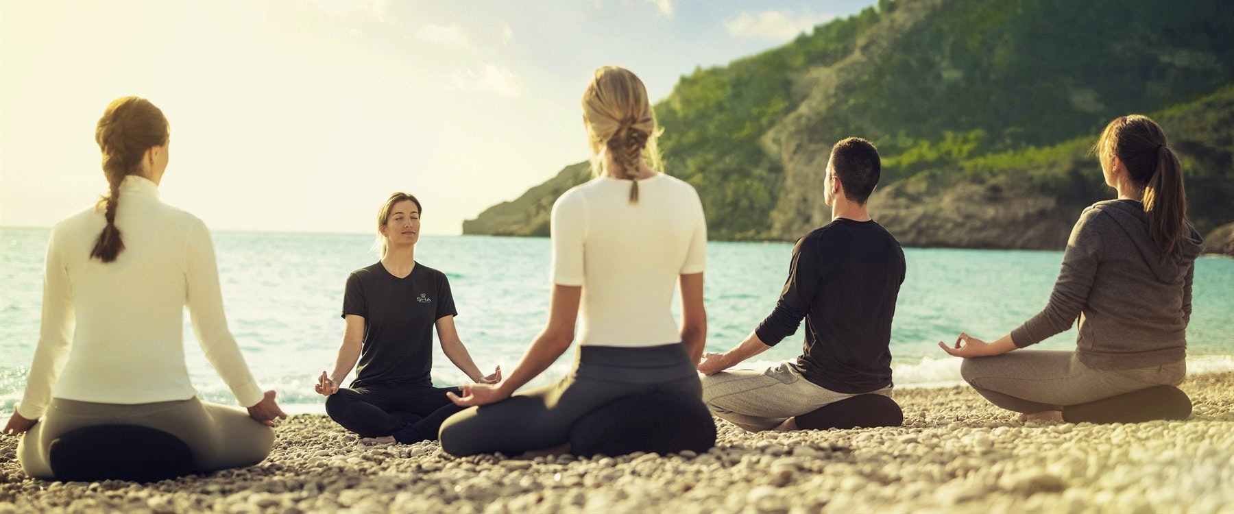 Meditation on the Beach at SHA Wellness Clinic, Alicante, Spain