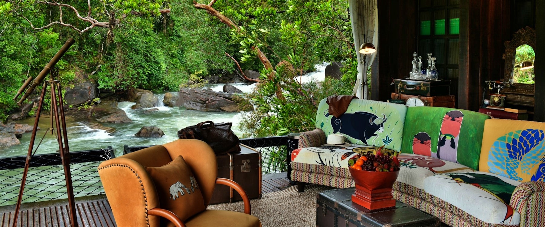 Lounge Area at Shinta Mani Wild, Phnom Penh