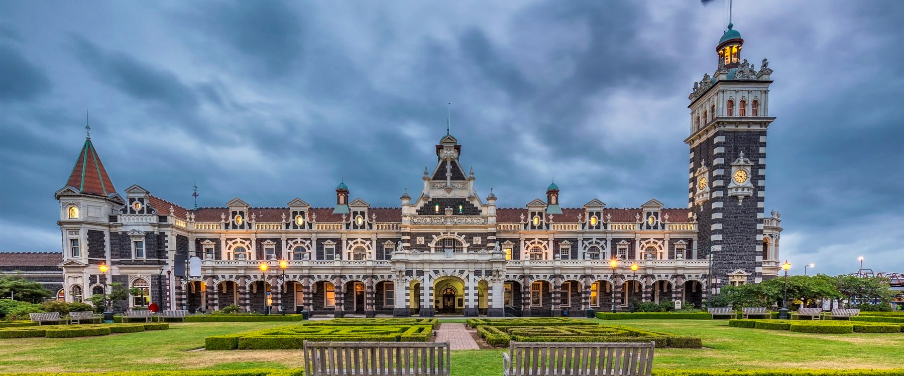 dunedin historic railway station