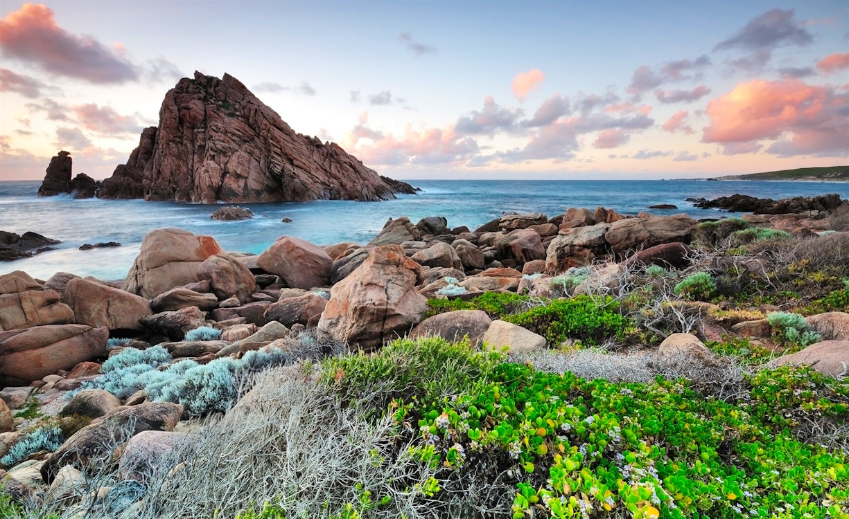 sugarloaf rock sunset western australia