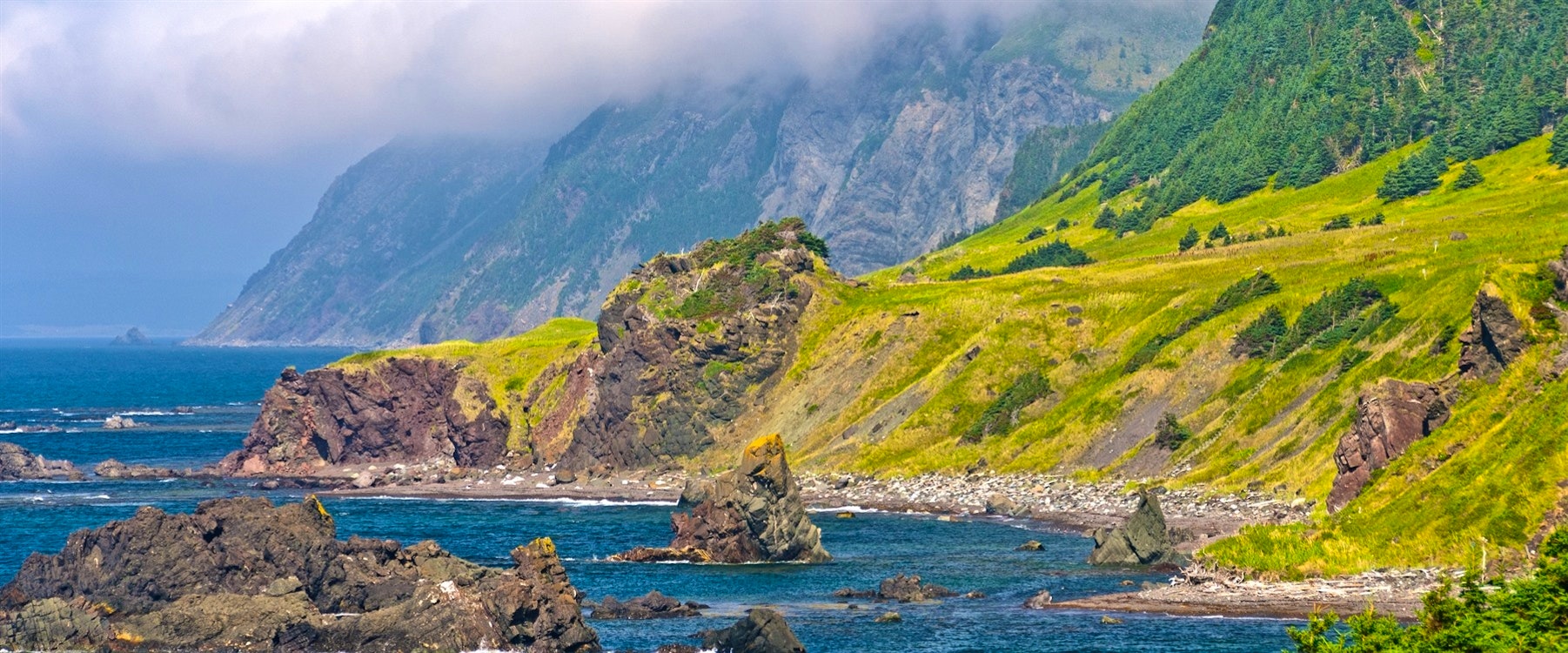 Coastline of the Green Gardens Trail in Gros Morne National Park