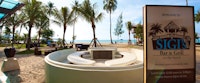 Outdoor BBQ seating at Golden Sands Resort by Shangri-La